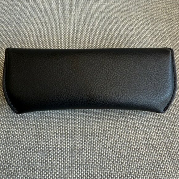 Ray-Ban Sunglasses RB4184, Black Frames with Polarized Green Lenses and Leather - Picture 9 of 11